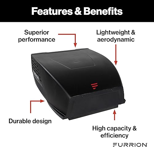 Miniatura 4 de Chill HE - Aire acondicionado de techo RV - 13.5K BTU, negro