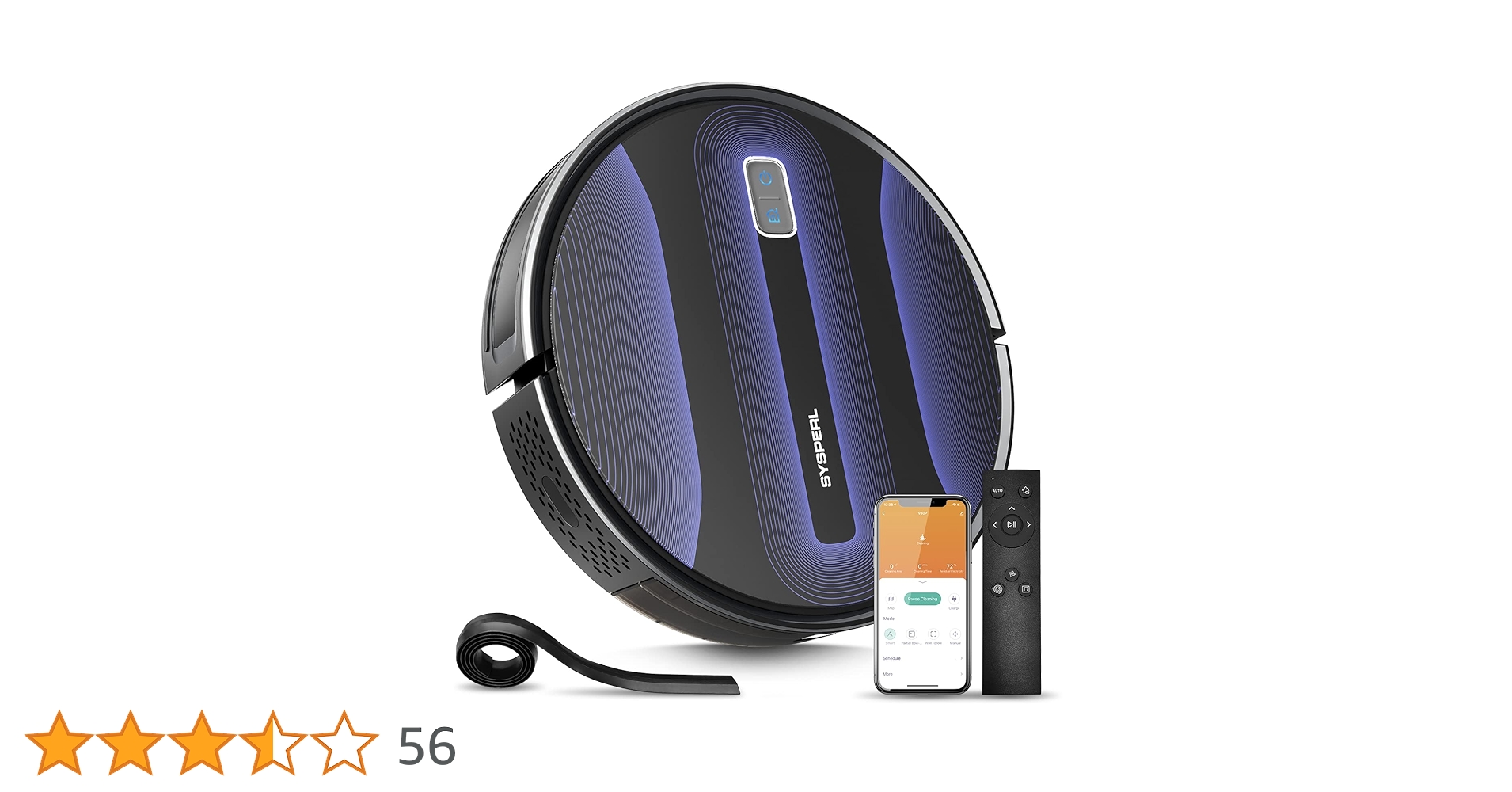 新品未使用ロボット掃除機 表示> SYSPERL V40P Amazon.co.jp : SYSPERL V40P ロボット掃除機 2600Pa 強力吸引