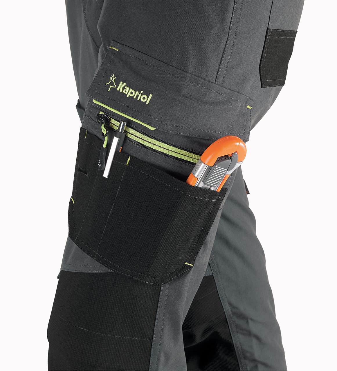 KAPRIOL - Dynamic Trousers, Dynamic Trousers Tiler Grey/Black M Unisex - Adulto