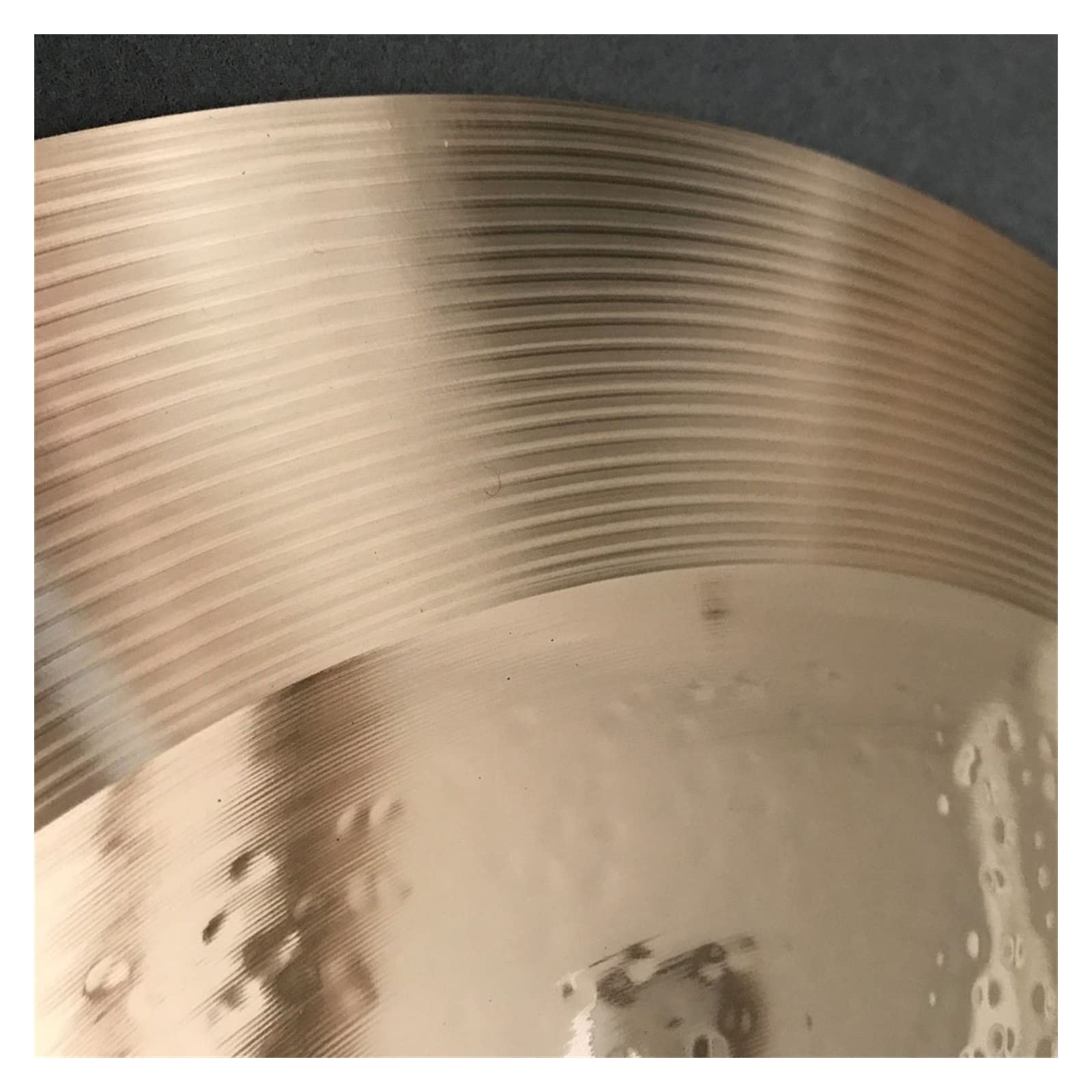 Piatti Ride per Batteria 14" 16" 18" 20" Set di Piatti Professionali Fatti A Mano da 5 Pezzi in Oro