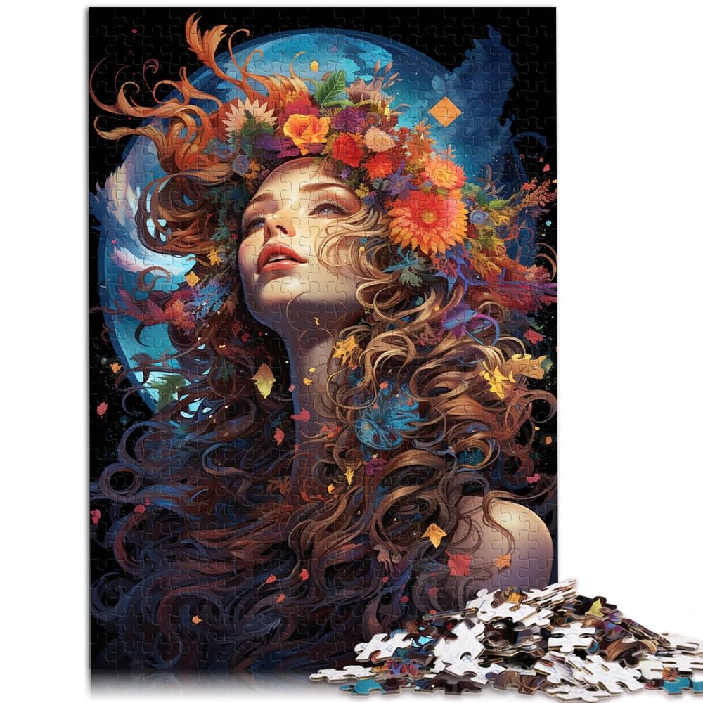 Jigsaws 1000 Pieces for Adults charming woman learning educational toys Educational Game for Birthday, Chrismas 14.96 in x 20.47 in โ image 1