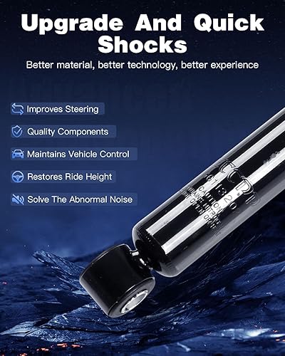 Miniatura 3 de ECCPP - Amortiguadores delanteros y traseros compatibles con Mitsubishi Montero 344294 32388 344295 32389