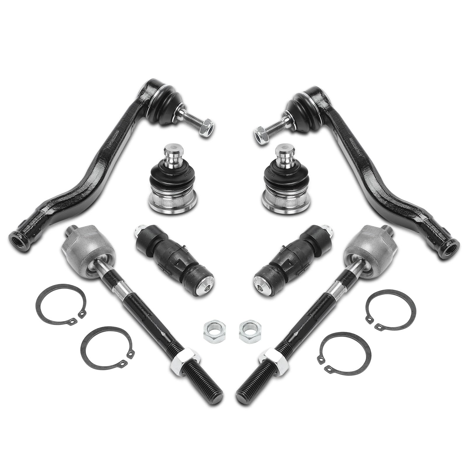 Frankberg 8x joint axial + 1x biellette de barre stabilisatrice + 1x