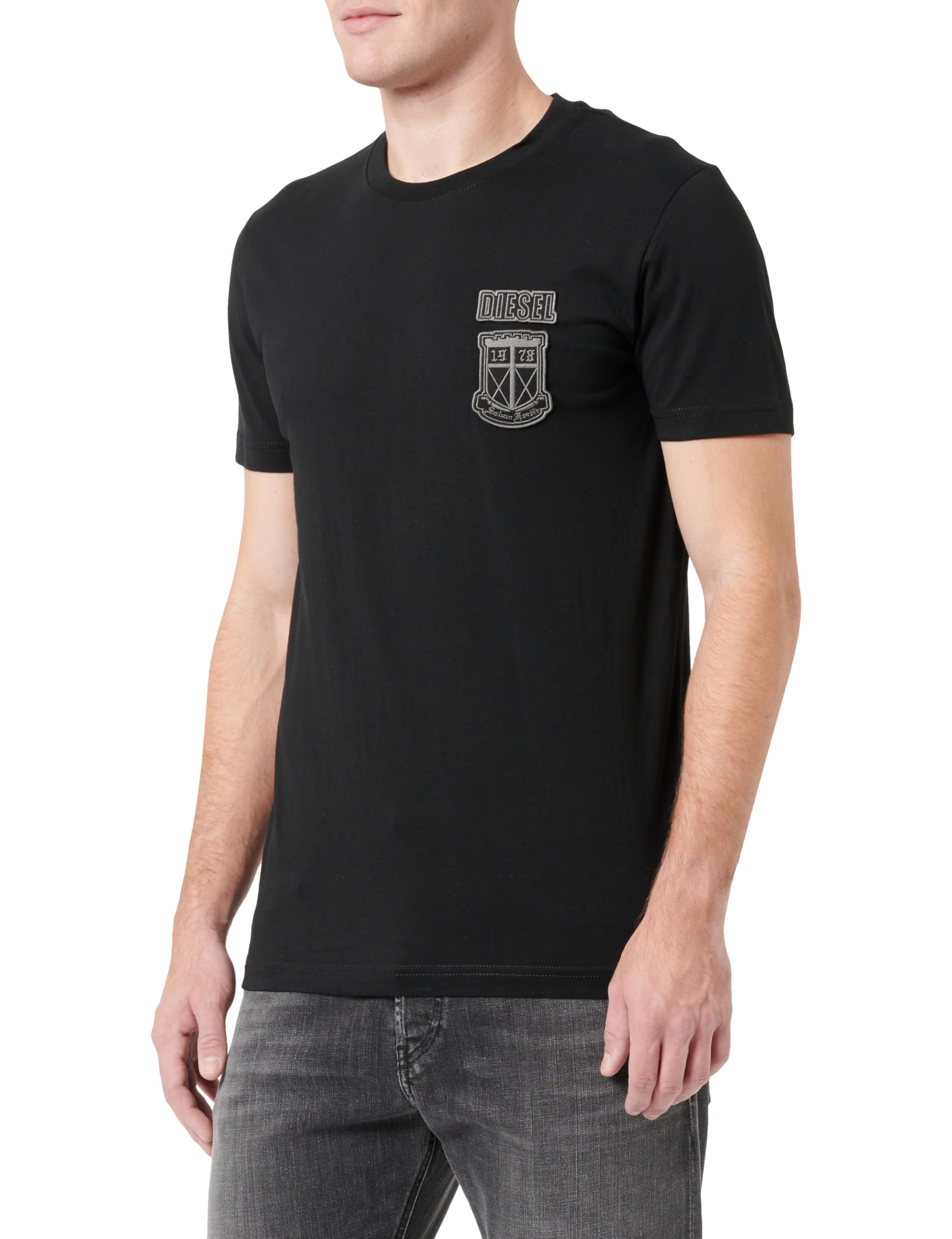 Diesel Men's 9Xx Diesel_t-Diegor-K67 Magliet_shirt_-0Grai_l