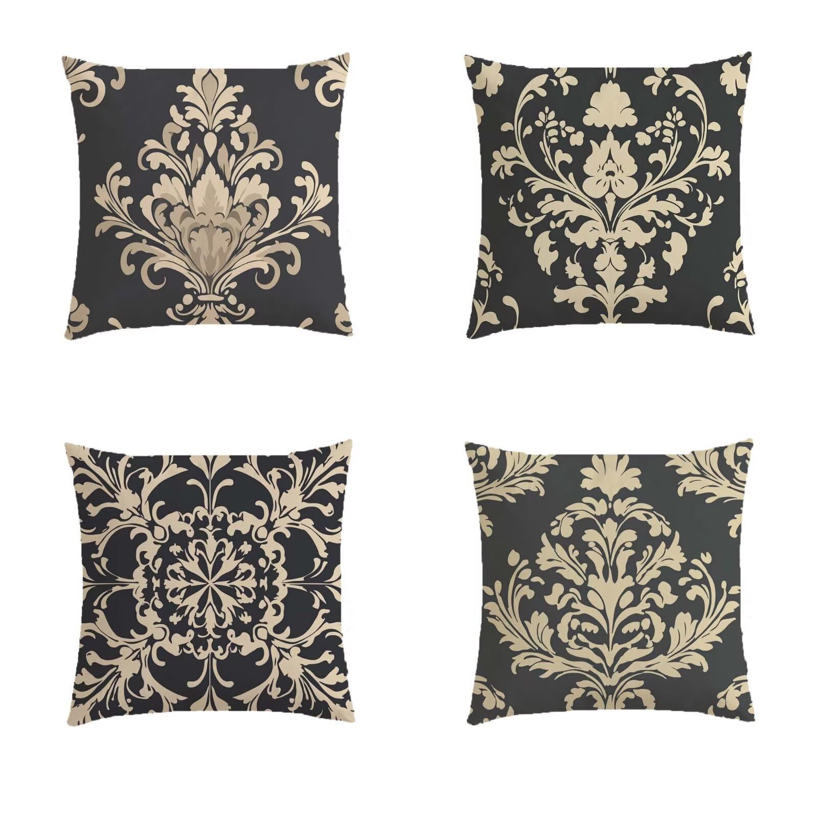 Salon de jardin exterieur sublimé par la housse coussin bohème 50x50cm