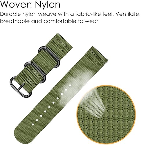 Miniatura 6 de DAVNO Banda de lona de nailon de 0.866 in para Huawei Watch Gt 2 Pro Correa de reloj Gt2 Pro Honor Magic 1 2 1.811 in pulsera de repuesto