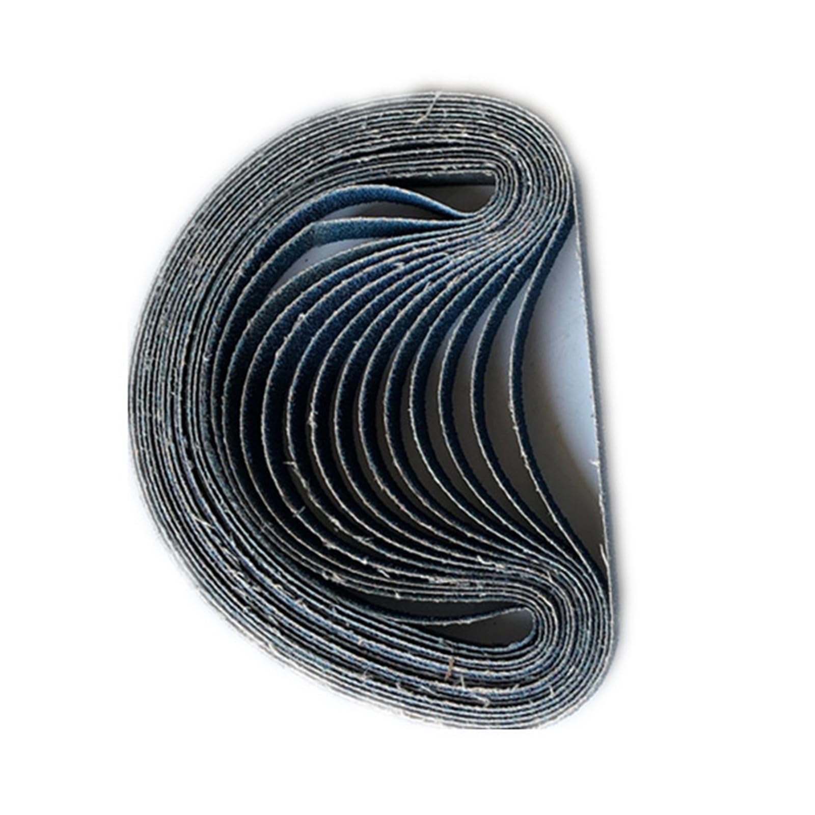 10PCS 40Grits Zircon Sanding Belts 20mmx520mm Resistant Sanding Belt for Metal Grinding and Rusts Removal Air Belt Sander Accessories