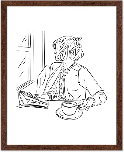 Miniatura 96 de Poster Master Póster de peonías – Estampado de flores retro – Ilustración floral – Ilustración en blanco y negro – Diseño de línea y abstracto –