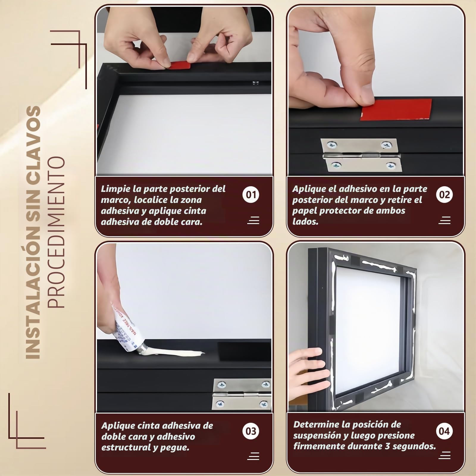 Tapa Cuadro Eléctrico Decorativa –Tapa Contador Luz Vertical, Fácil Instalación Sin Perforación, Pintura Decorativa Caja Contadores Tapar Cuadro, Ideal para Entrada, Pasillo o Salón