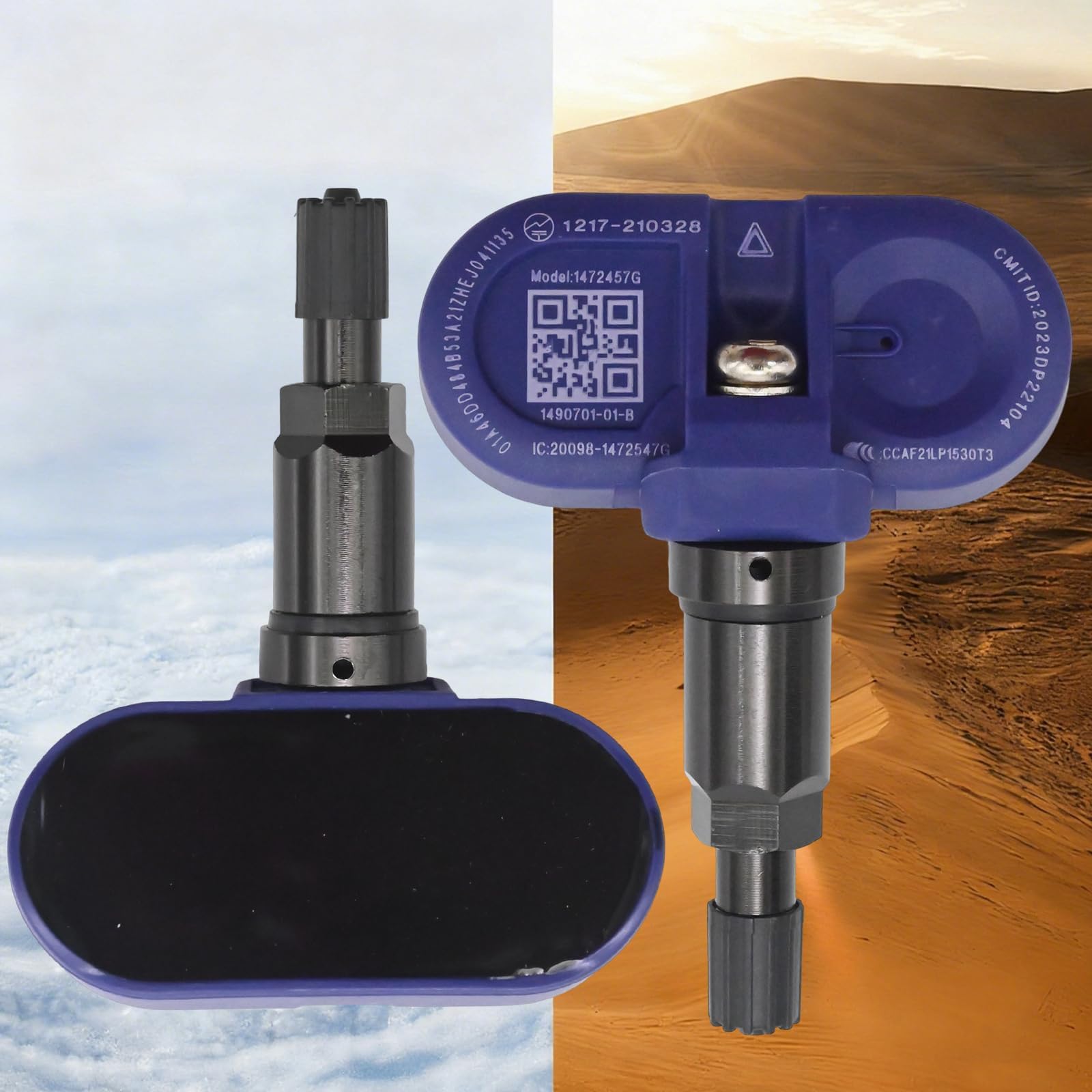 Tesla TPMS Sensor Sistema di monitoraggio della pressione dei pneumatici, ricambio per modello S, 3, X, Y, Bluetooth abilitato per modelli 2021-2023, sostituisce 1490701-01-B 1490701-01-C