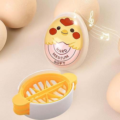 Creative Kitchen Tools - Juego de rebanador de huevos 3 en 1 con (Hemisectrebanadapétalo), ideal para sándwiches, ensaladas y aperitivos +