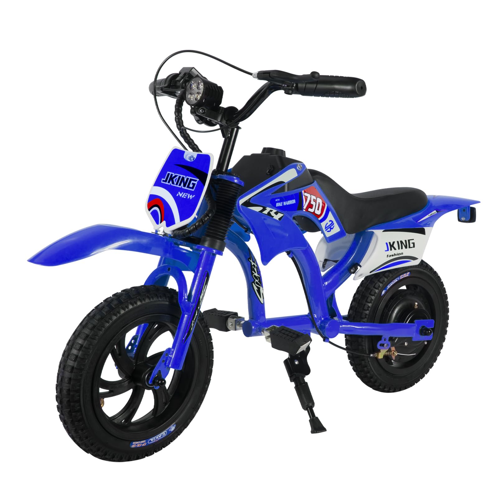 Kids Motorcycle,C6 Kids Electric Dirt Bike,12-inch 160W brushless Motor,3-Speed LCD Display,10 MPH Top Speed,LED Brushless Controller + Moto Sound，8 Miles Range,Blue