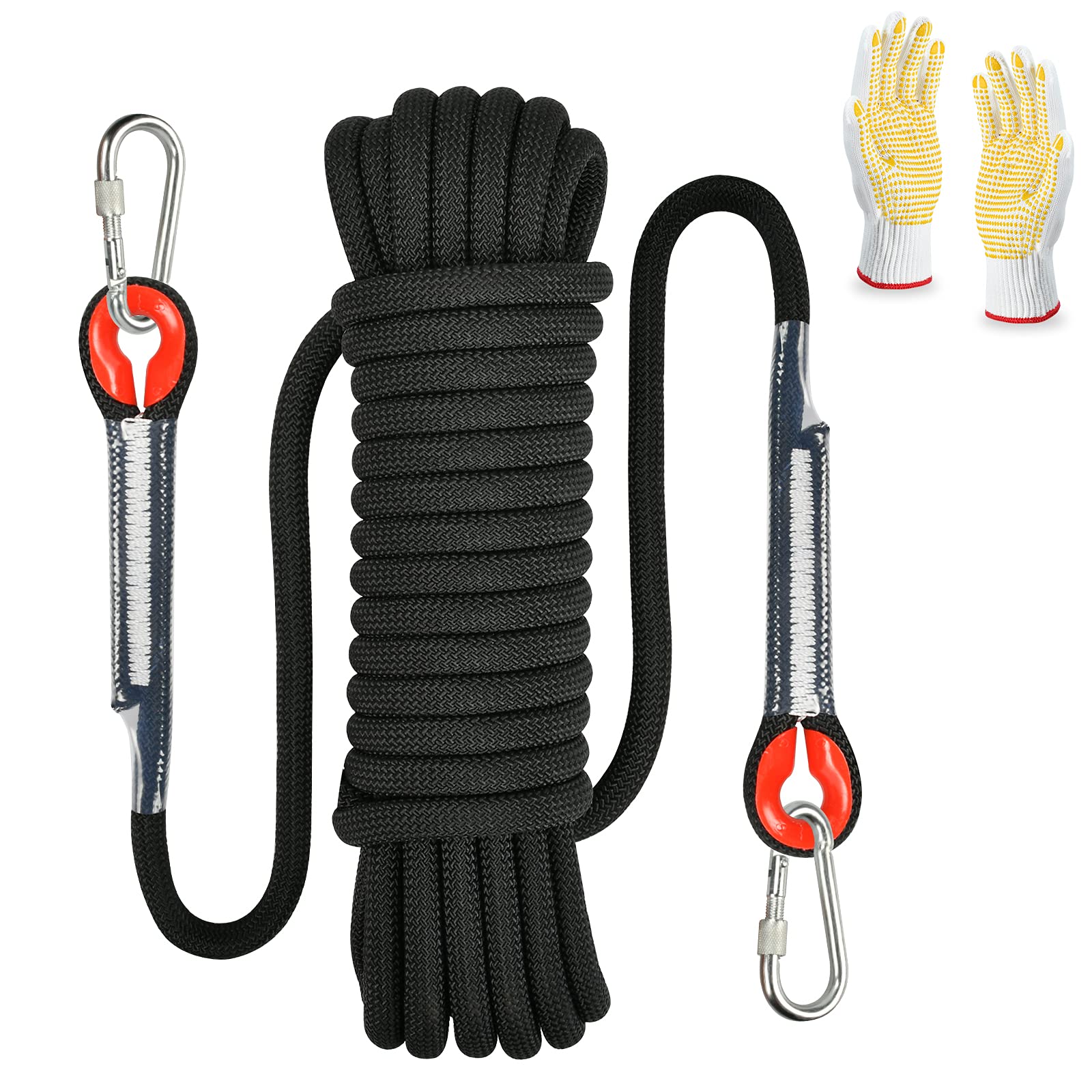 Buy KATELUO Climbing Rope 10 mm 20 m, High Strength Safety Rope, Rescue ...