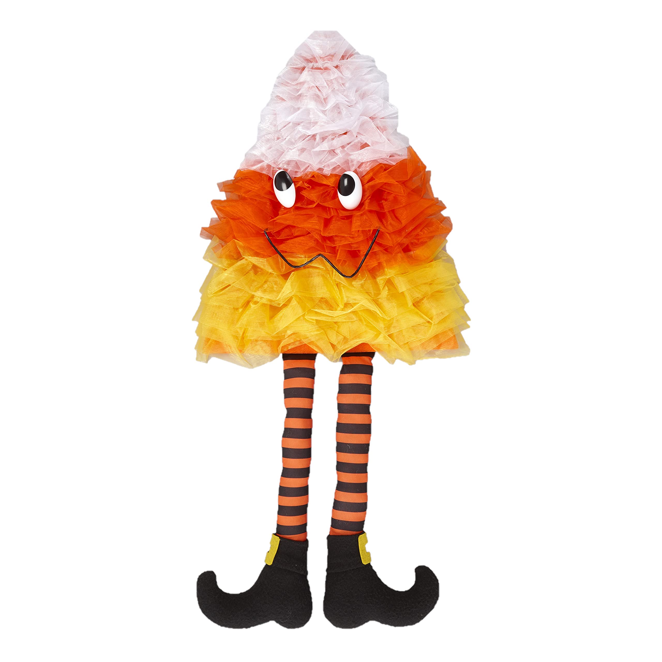 Candy Corn Door Hanger - Halloween Decoration for Front Doors, Walls