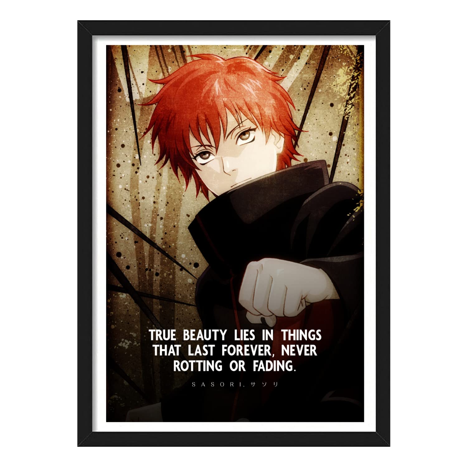 Naruto Shippuden Framed Poster - Minato Namikaze Art -8