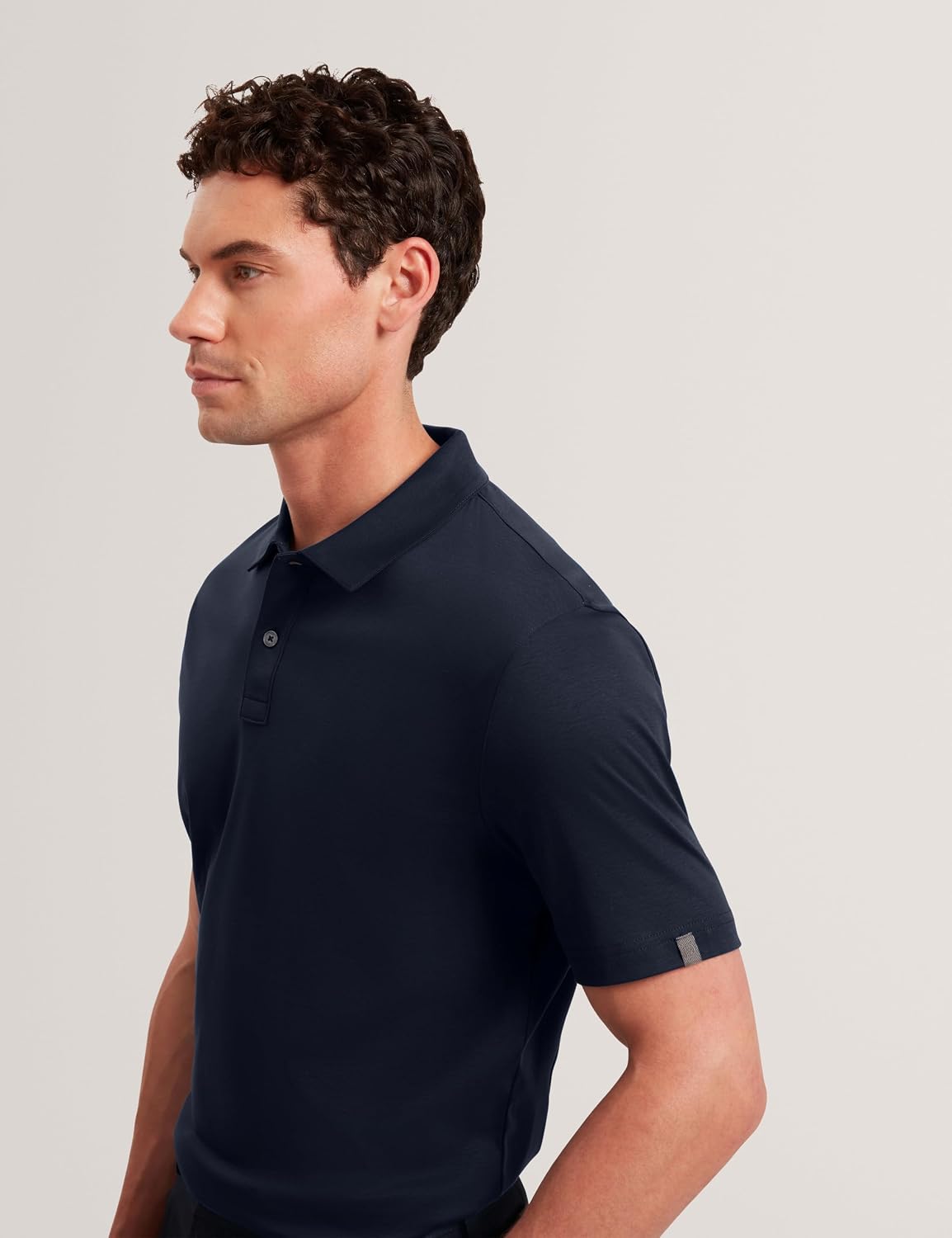 Ted Baker Men's Classic Cotton Polo Shirt - Short Sleeve Casual Dress Golf Shirt image 3