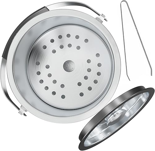 Miniatura 2 de Cubo de hielo de 3.2 litros con tapa de silicona, colador, pinzas, cubo de hielo de acero inoxidable con aislamiento de doble pared para cócteles y