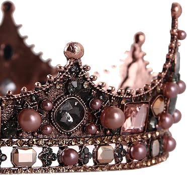 Amazon | CROWN GUIDE レディース バロック クイーン ティアラクラウン