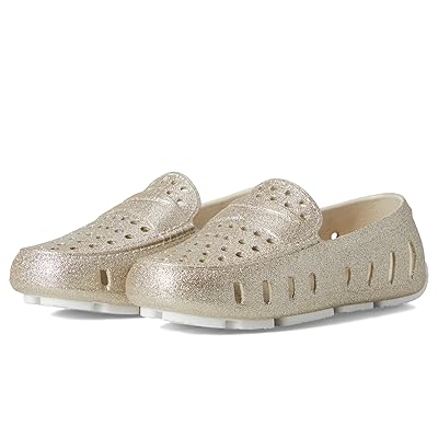 Floafers Kids Prodigy Driver Sparkle (Toddler/Little Kid/Big Kid) Kids Shoes Gold Sparkle