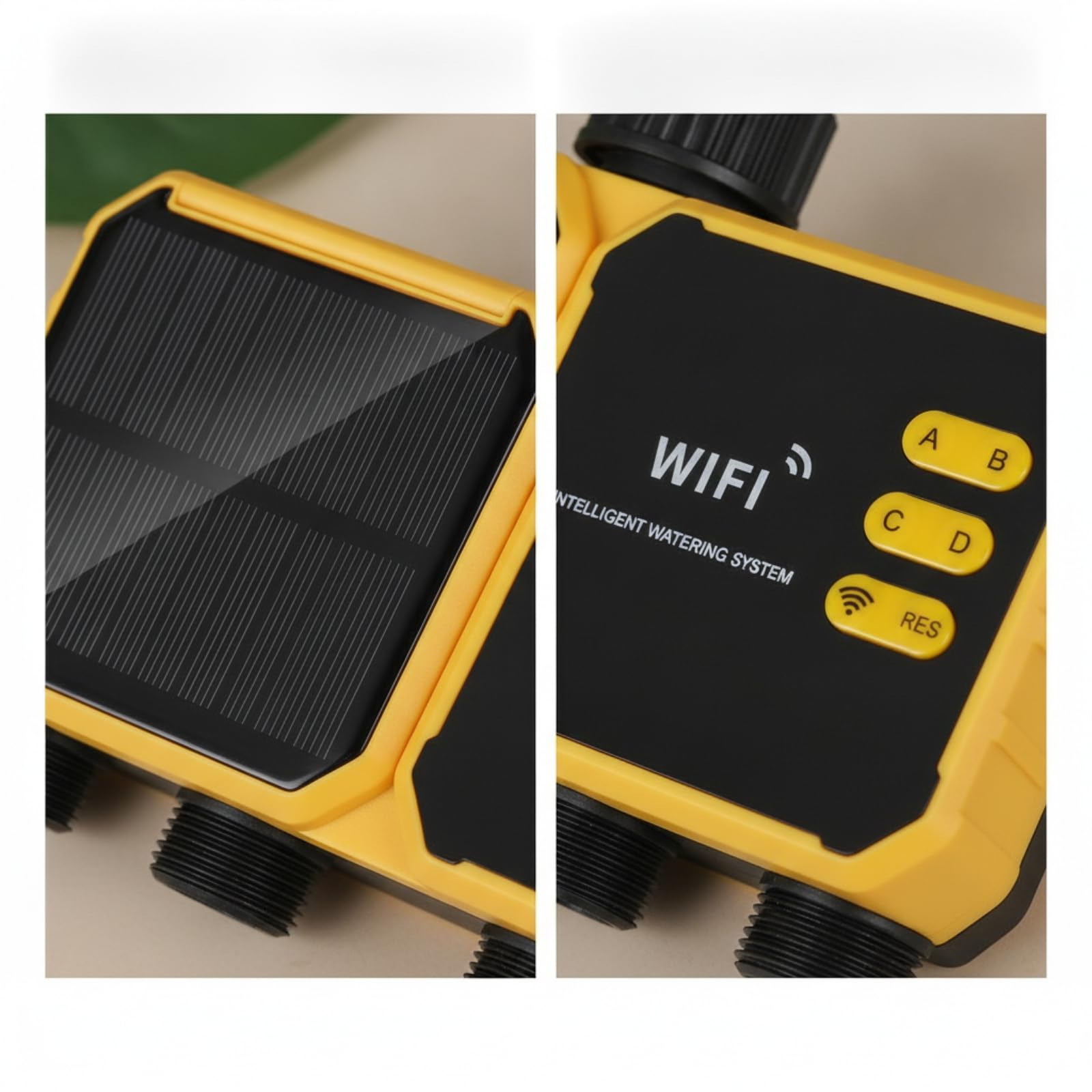 TISHITA de Riego Wifi Controlador de Riego Temporizador de Riego Programador de Riego Manejo Sencillo con Panel Frontal y Distribución en Cuatro Sectores