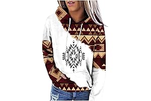 Aztec Hooded Sweatshirt: Folkloric and Cozy
