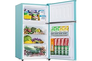 Space-Saving Apartment Necessity: 3.2 Cu.Ft Mini Fridge for Apartments