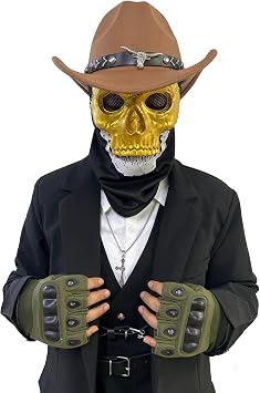 Ghost Mask Skull Full Face Mask for War Game Outdoor Sport