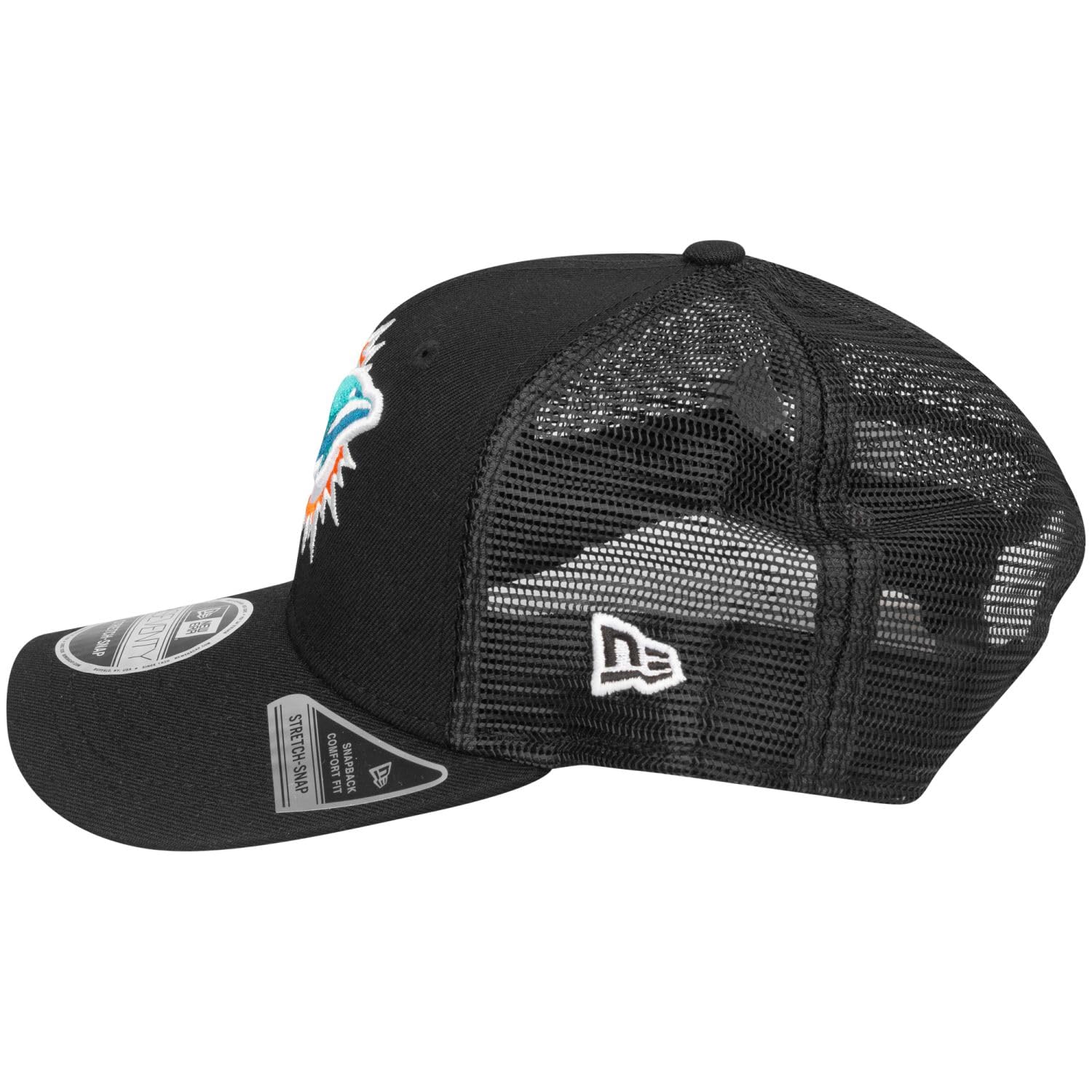 New Era 9Seventy - Miami Dolphins - Trucker Cap, Negro , Talla única