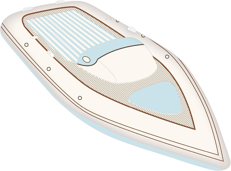 Flotador inflable gigante de lujo para pileta, dos portavasos, flotador para fiestas de verano en la pileta y entretenimiento