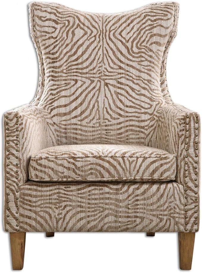 Sillón Animal Pattern Tapizado Weathered Maple miniatura 9