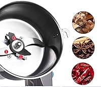 Vista 4 de Molino de granos de acero inoxidable tipo oscilación 800G, molienda de café, molinillo eléctrico, para moler varios cereales materiales secos