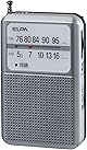 エルパ (ELPA) AM/FM 電池長持ちラジオ (アナログ + 長持ち) ラジオ/防災 (ER-P80F シルバー)