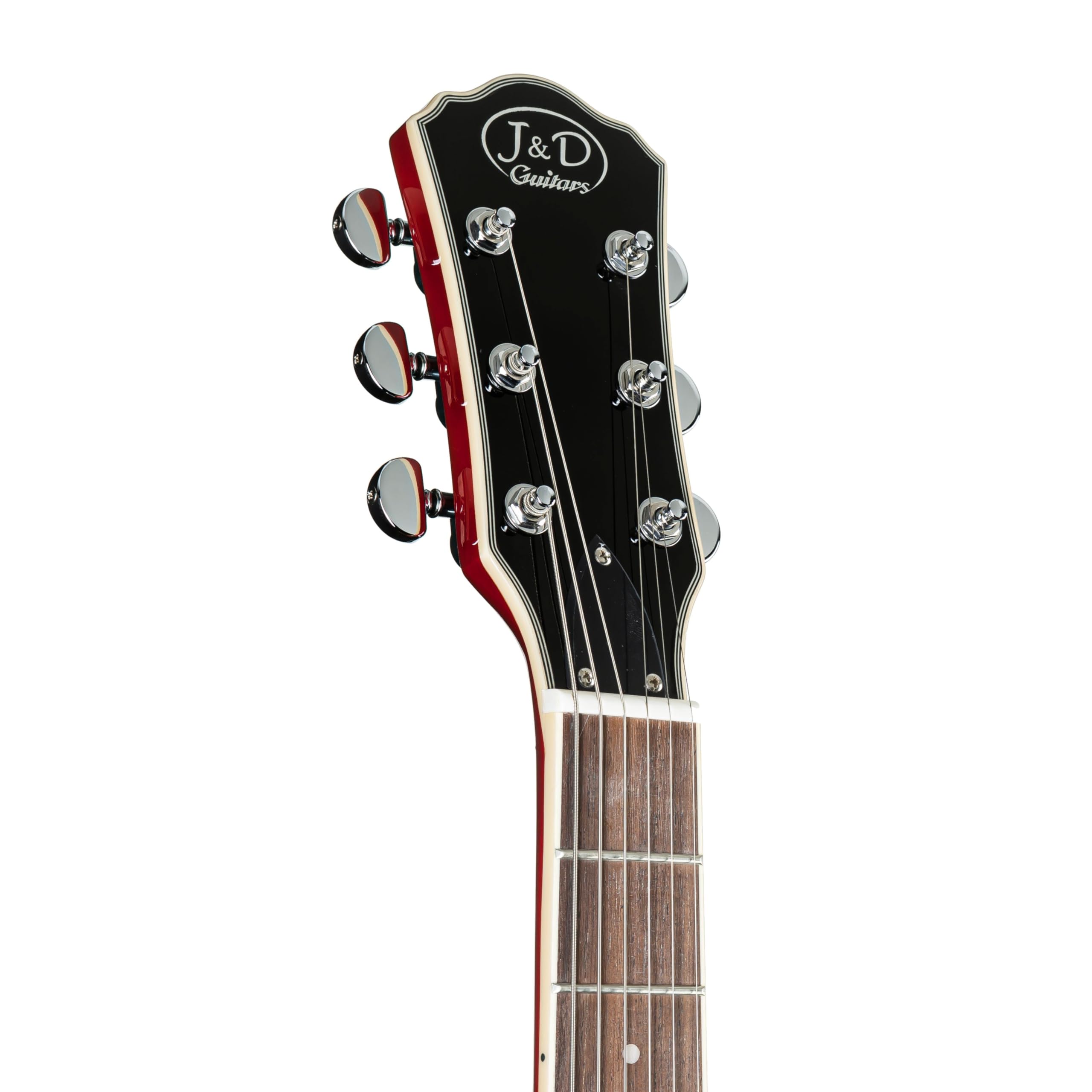 J & D SH-1 II Red - Halbakustik Gitarre