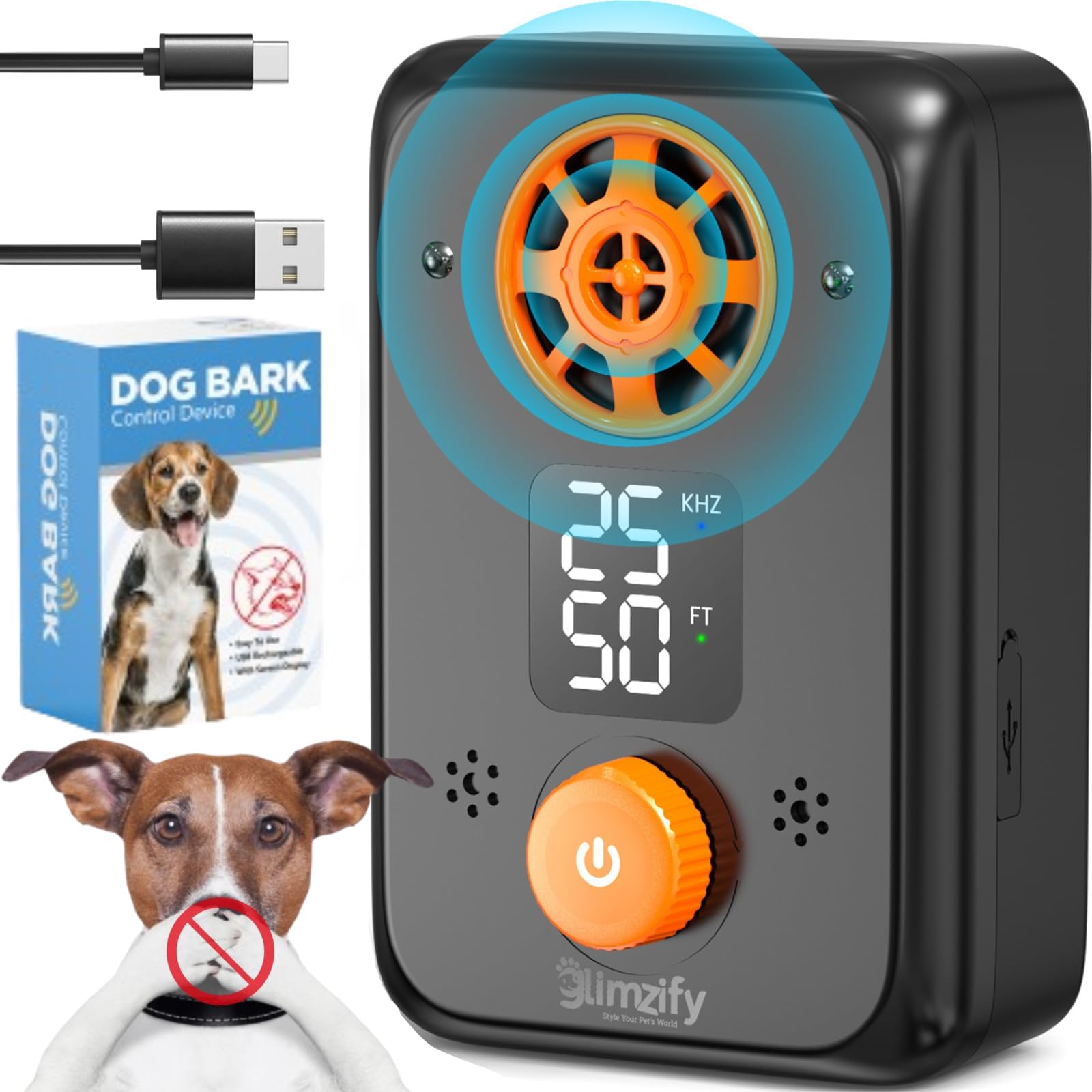 NPS Dog Bark Deterrent Device 2023 Release Professional Anti Bark