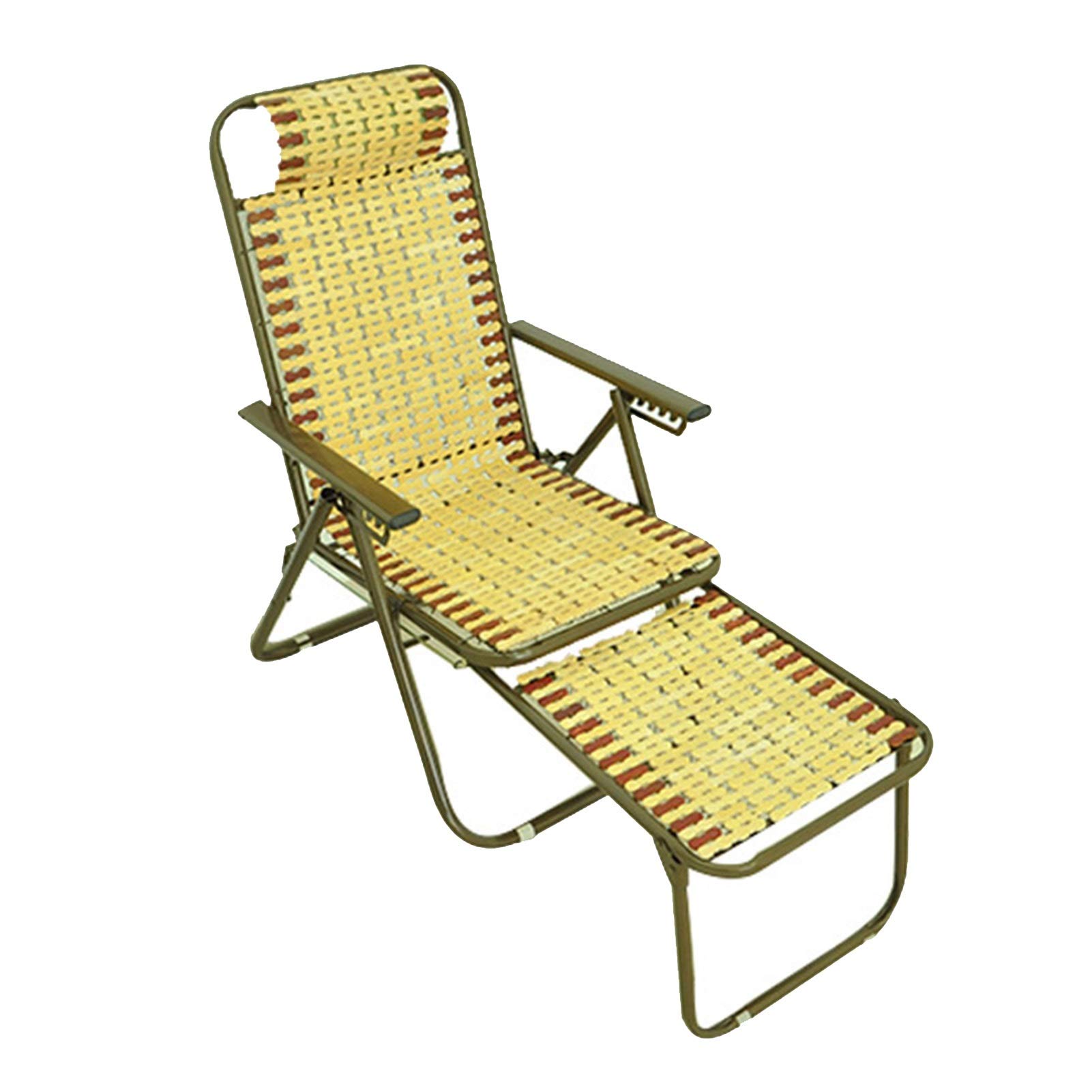 Chaise pliante en bambou pour soulager le dos pendant la sieste et les pauses