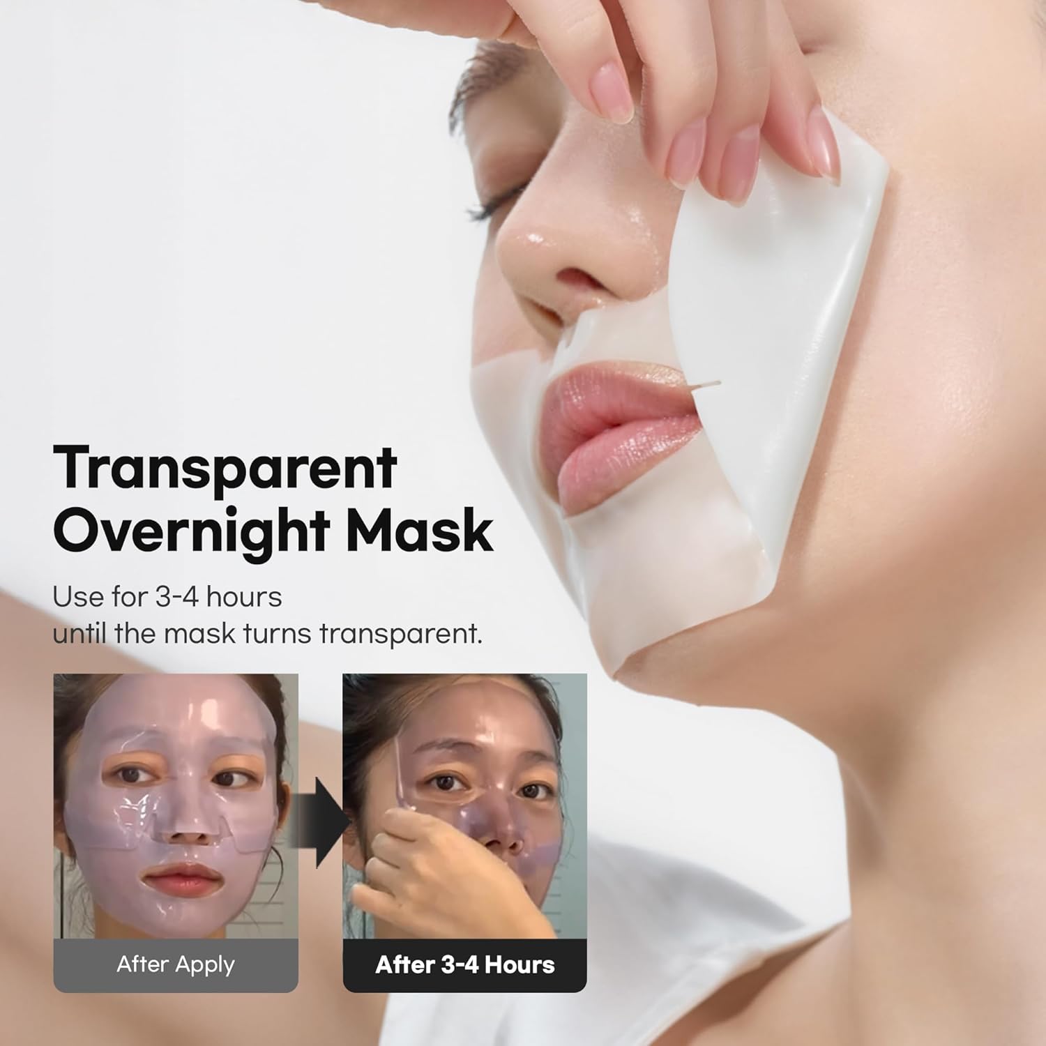 Slow Aging Phyto Collagen Gel Mask, Collagen, Overnight Hydrogel Mask, 4+1 Pack - Image 2