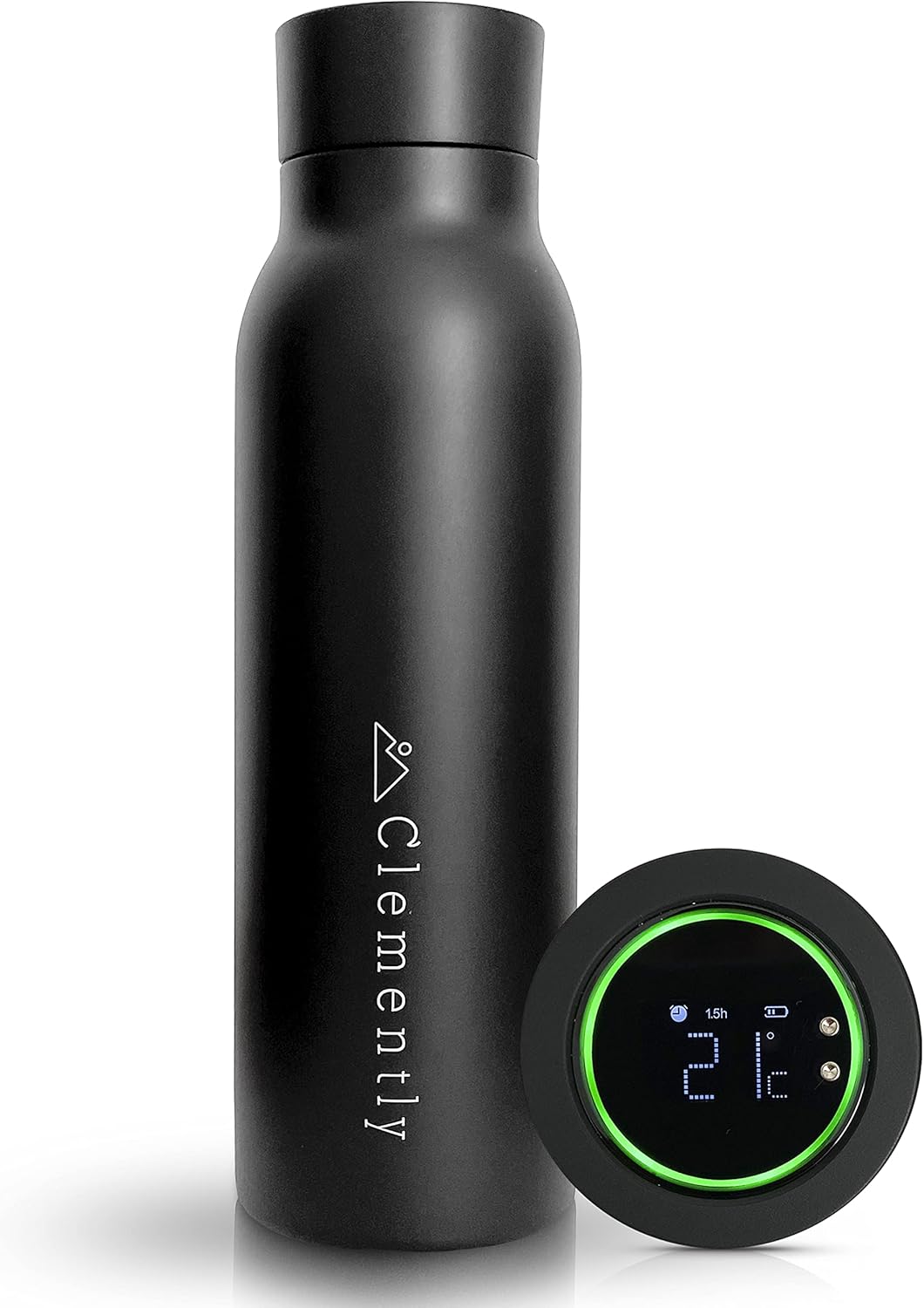 Clemently Smart Insulated Rechargeable Bottle Vacuum Flask Travel