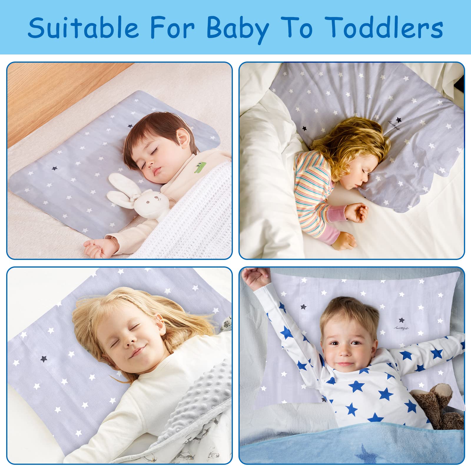 2 Federe Bambini 40x60 Cm In Cotone Jersey - Morbide E Ipoallergeniche Con Chiusura A Busta - Foto 2