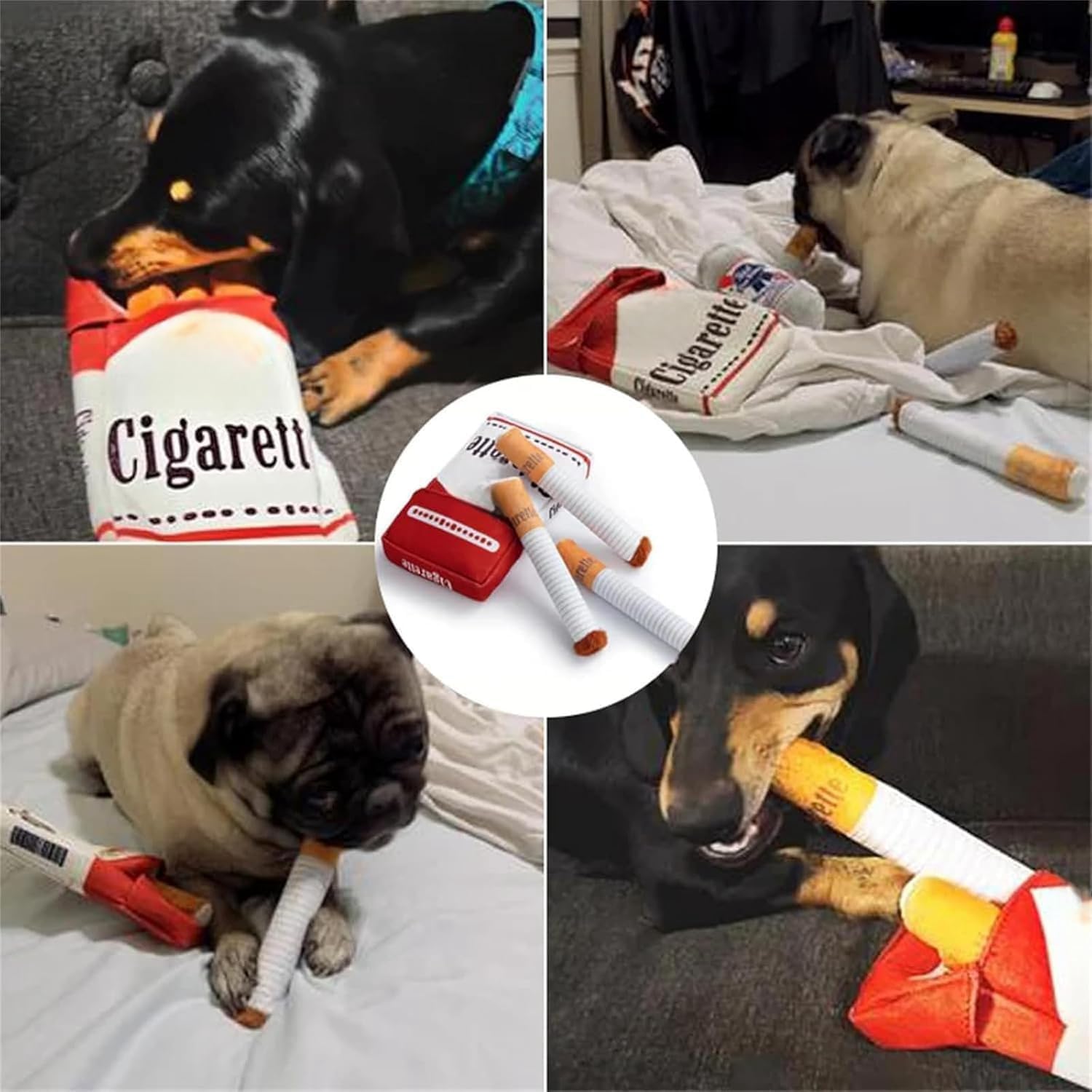 MAYFRI Pet Cigarette Toys, Dog Cigarettes, Squeaky Dog Toys, Funny  Interactive Toys for Dogs, Puppies, Small Medium Dogs : Amazon.com.be: Pet  Supplies