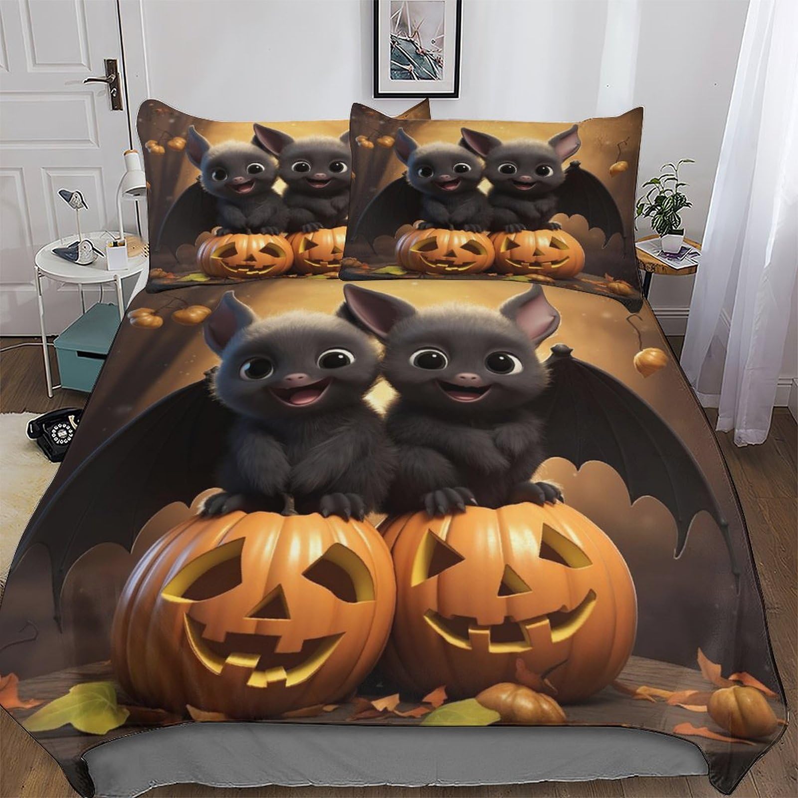 Linge de lit chauve-souris 3D pour transformer la chambre des enfants