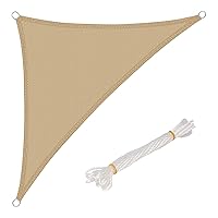 WOLTU Vela Ombreggiante 2.5x2.5x3.5m in HDPE 180 g/m² Traspirante Tenda a Vela Parasole
