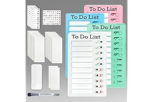 Checklist Board for Kids, Reusable Chore Chart for Kids and Adults (4...