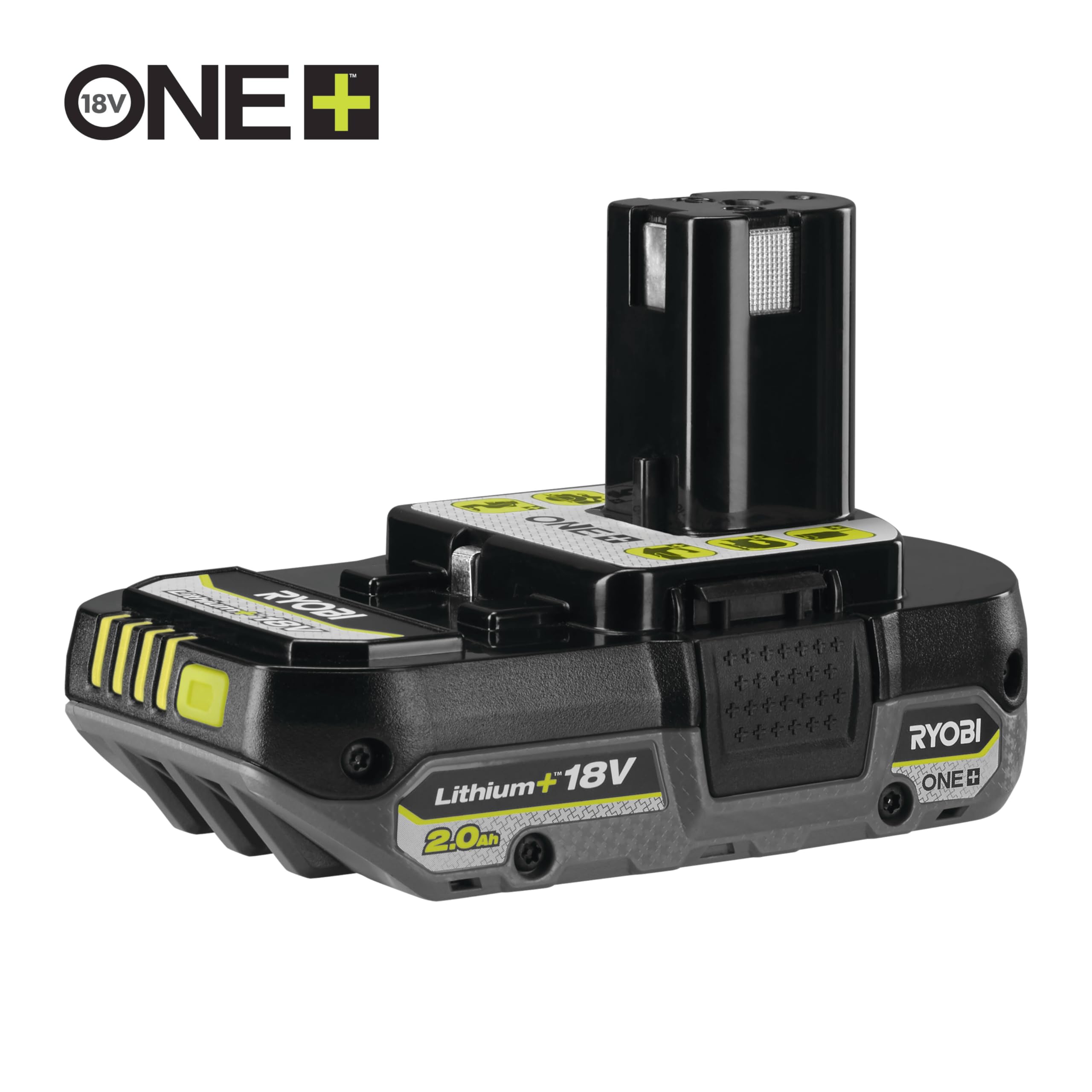 Taladro Ryobi 18v RPD18bL1-2C20S con 2 pilas 2ah y cargador rápido