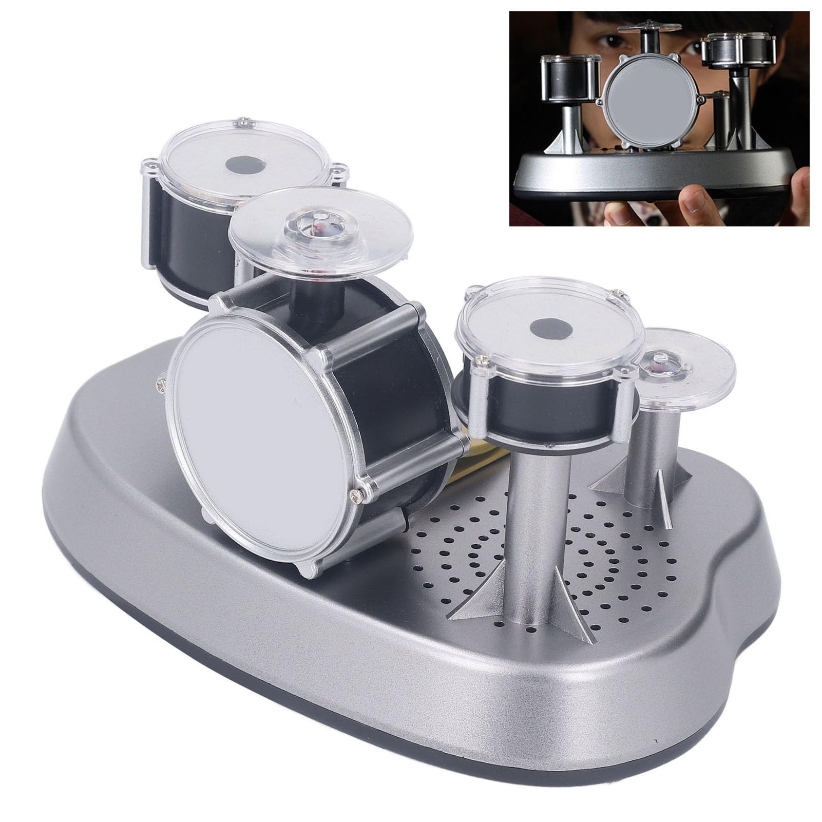 Ensemble de Doigts de Bureau, Ensemble de Batterie Tactile Compact pour Les Amateurs de Musique, Soulagement du Stress | Pour Amateurs de Musique, Soulagement du Stress