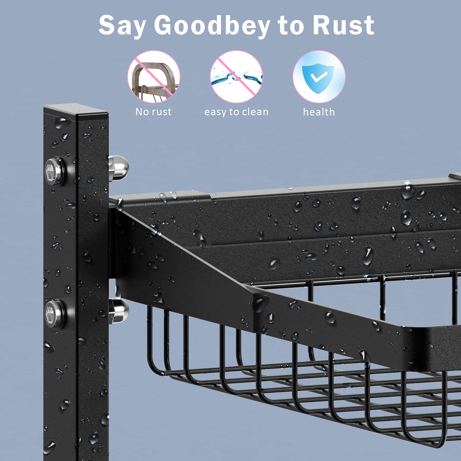 Over Sink Dish Drying Rack, Loyalfire 2 Tier Full Stainless Steel Large