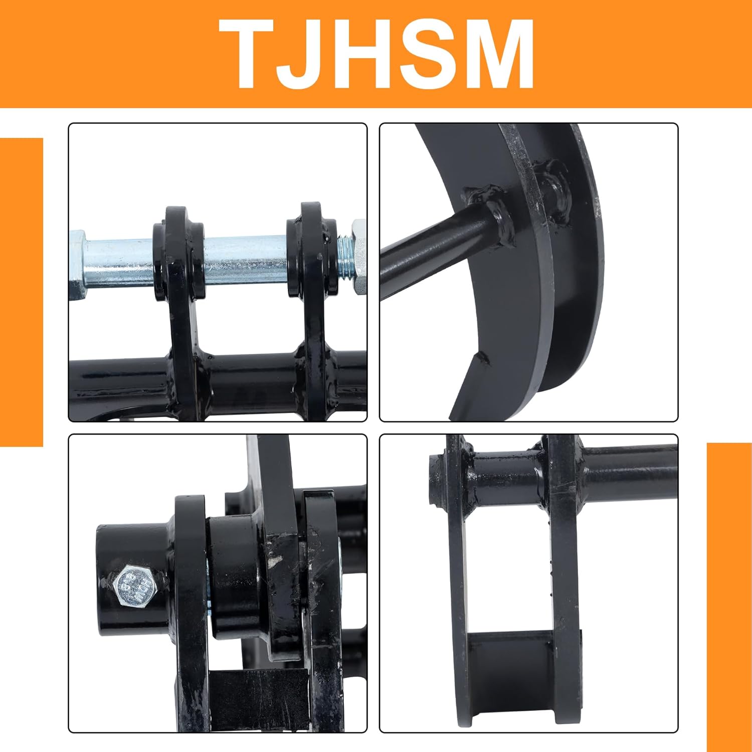 Mini Excavator Grapple Metal Grab with Pin Shaft Serviceable Replacement for 0.8-1.5 Ton Machines