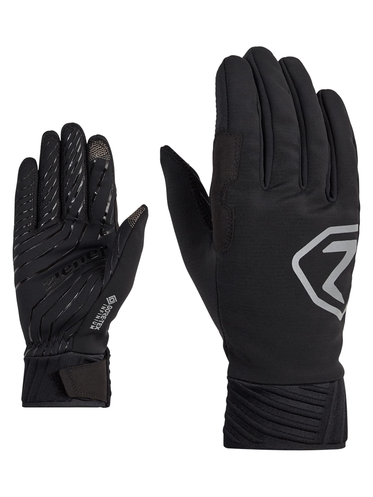 Ziener Men's Ironikus Leisure/Functional/Outdoor Gloves, Gore-Tex Infinium, Touch, Soft-Shell, Black, 6.5