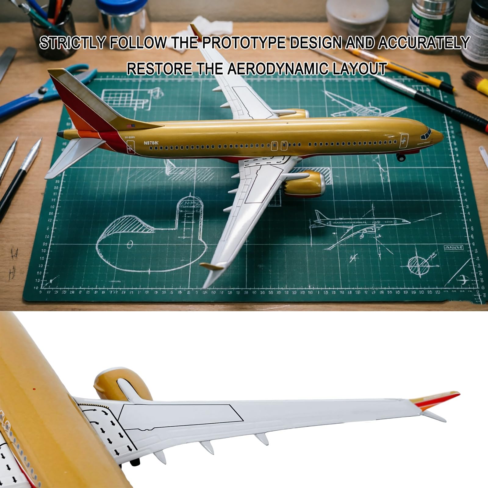 Replica N872CB preassemblata in metallo pressofuso del modello B737 MAX8 in scala 1:400 collezione for esposizione scrivania scaffale, regalo perfetto appassionati aviazione militari adulti