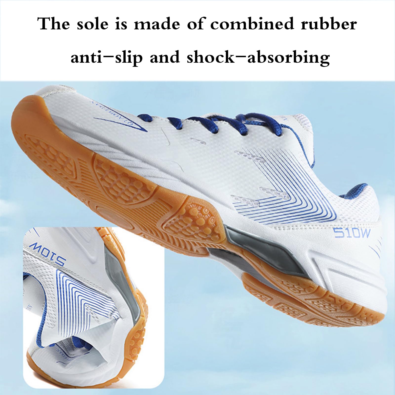 Zapatos De Entrenamiento De BáDminton,Zapatos De BáDminton Unisex,Zapatos De BáDminton Transpirables,FáCiles De Poner Y Quitar,Material Ligero,CóModamente,para Fitness,Correr,Caminar