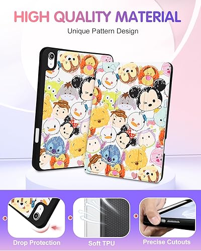 Miniatura 3 de Trendy Fan DSY - Funda para iPad de 10.9 pulgadas 2022 de dibujos animados Kawaii para niñas, niños, adolescentes, niños, mujeres, diseño de fundas